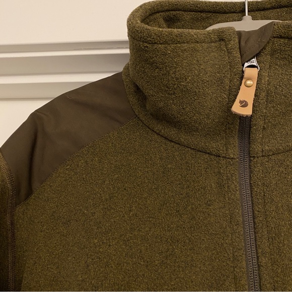 Fjallraven NWOT Mens Sten Fleece Jacket, XL, Olive Green - Picture 3 of 11